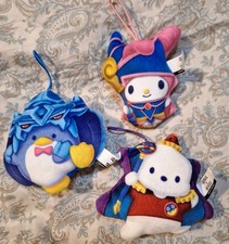 x3 Yugioh x Hello Kitty  Friends Plush Lot 2024 McDonald  s Happy Meal FREE SHIP
