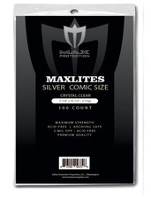 200 Max Pro Maxlites Premium Silver Comic Bags - Super Clear Acid Free Archival