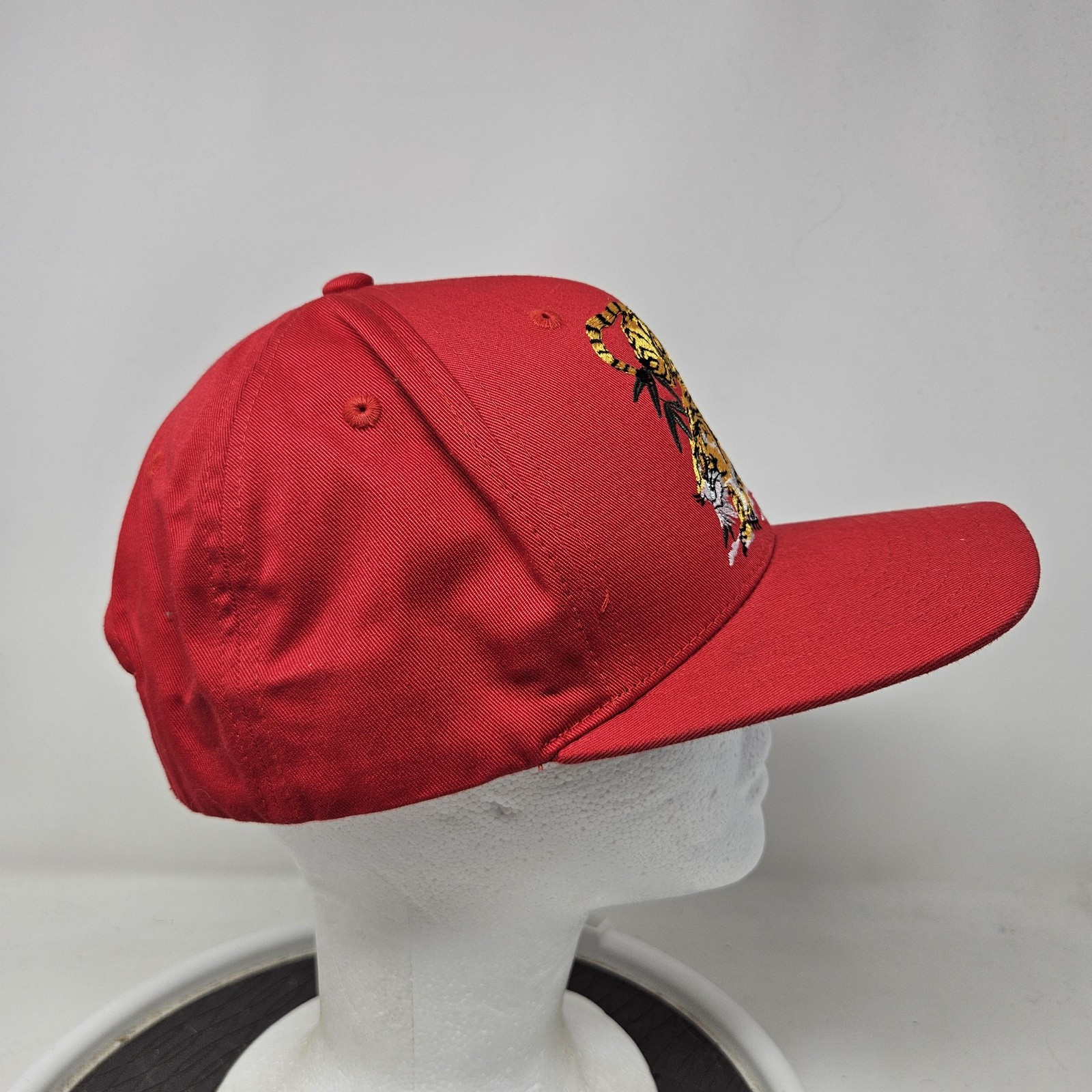 Carbon Elements Hat Cap Snap Back Red Tiger Embro… - image 3