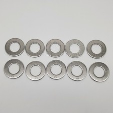 1" x 2" OD Flat Washers 316SS 0.11" Thick Star Stainless Screw Co Pack of 10