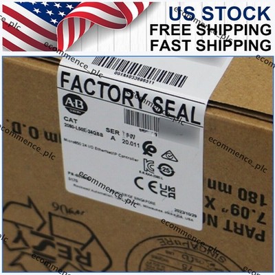 New Sealed NEW PLC 2080-L50E-24QBB Micro850 24 I/O EtherNet/IP Controller