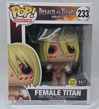 Funko Pop Super 6 in Attack on Titan Female Titan Glows Vinyl Bait Exclusive