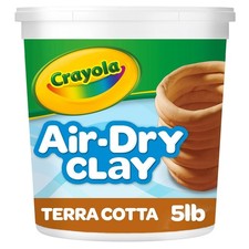 Crayola 5lb Terra Cotta Air Dry Clay Modeling for Kids Art Supplies