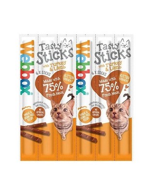 Cats Delight Tasty Treats Truthahn & Lamm Webbox 12 x 6 Sticks