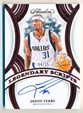 2024-25 Flawless Jason Terry Legendary Scripts Ruby Auto #LSC-JET (14/15)
