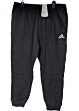 Adidas Essentials Fleece Regular Tapered Sweat Pants Black Mens XL Feel Cozy