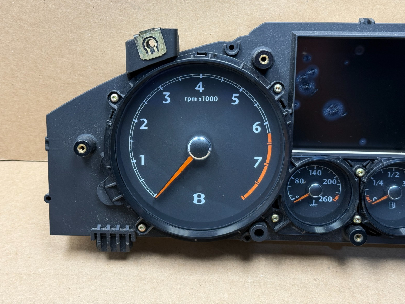 06 07 Bentley Continental Flying Spur Speedometer Instrument Cluster Gauge PO43