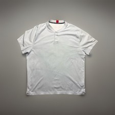 Nike Polo Shirt Mens 2XL Gray Tiger Woods Dri-FIT Blade Collar Golf CT3799-100