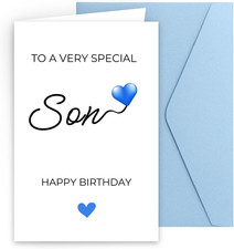 Happy Birthday Card for Son from Mom Parents -To Special Son Birthday Greeting C