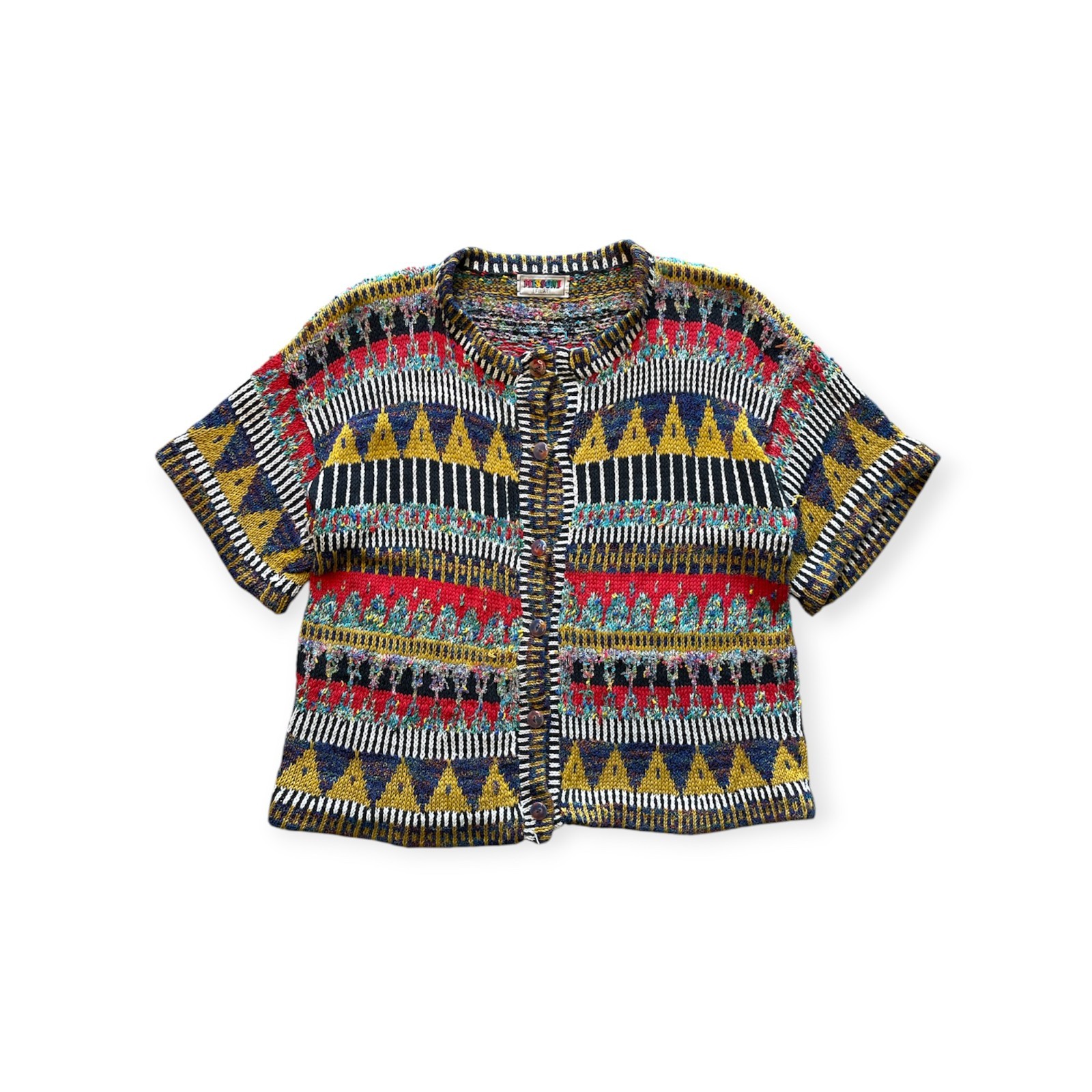 Missoni Patchwork 3D Strick Thick Knit Sweater Wo… - image 1