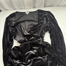 Nine West Elegant Black Long Sleeve Dress
