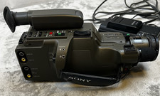 Sony Handycam CCD-F34 Analog Camcorder With Charger Parts Or Repair Only 1990