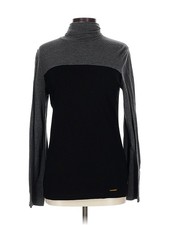 Anne Klein Women Black Long Sleeve Turtleneck L