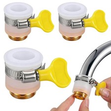 3 Pcs Faucet to Hose Adapter, Universal Faucet Adapter, Fine Thread Sink Hose...