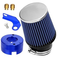 62mm Mini Bike Air Filter Adapter Replacement for Predator 420 301cc Blue