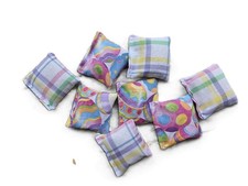 3 inch Easter Egg Mini Cornhole Bags set of 8 Classroom game