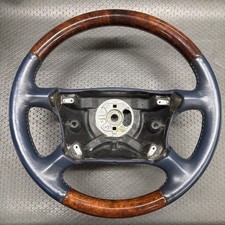 Oem Porsche Leather 4-spoke Wood Steering Wheel Nachtblau Midnight Blue 993 996 Oem Porsche Leather 4-spoke Wood Steering Wheel Nachtblau Midnight Blue 993 996