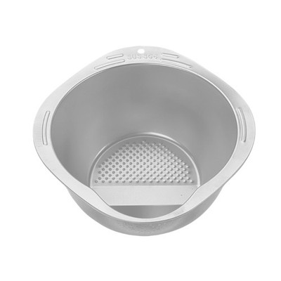 Stainless Steel Fruit Vegetable Strainer Rice Washer Strainer Bowl Easy to Clean