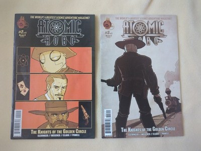 Red 5 Comics Atomic Robo Knights Golden Circle #2 & #3 First Printing 2014