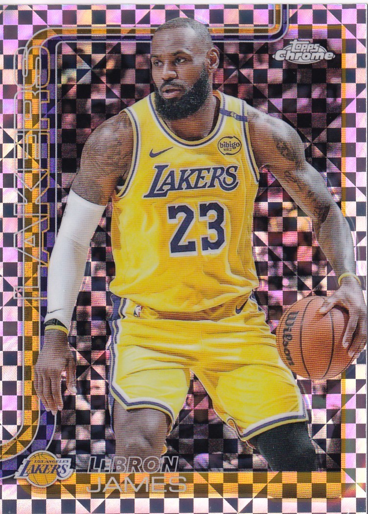 2025-26 Topps Chrome - LeBron James #127 X-Fractor
