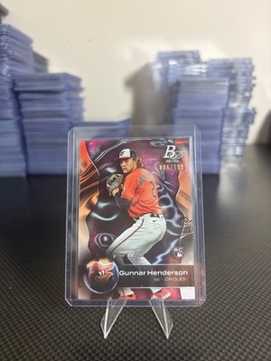 2023 Bowman Platinum #79 Gunnar Henderson ROOKIE Pink Ice Foil /199 SSP!