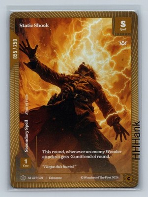 Wonders of the First  Existence Static Shock 055/250 OCM Common