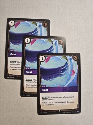 Riftbound League of Legends - x3 Gust 169 | eBay