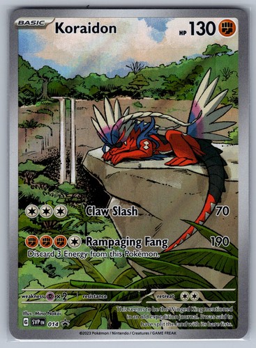 Koraidon 014 SV: Scarlet & Violet ETB Black Star Promo Pokemon NM