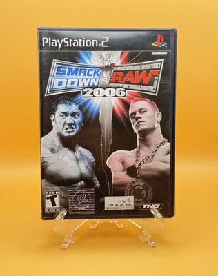 THQ WWE SmackDown! vs. Raw 2006 Sony PlayStation 2 PS2 2006 TESTED WORKING