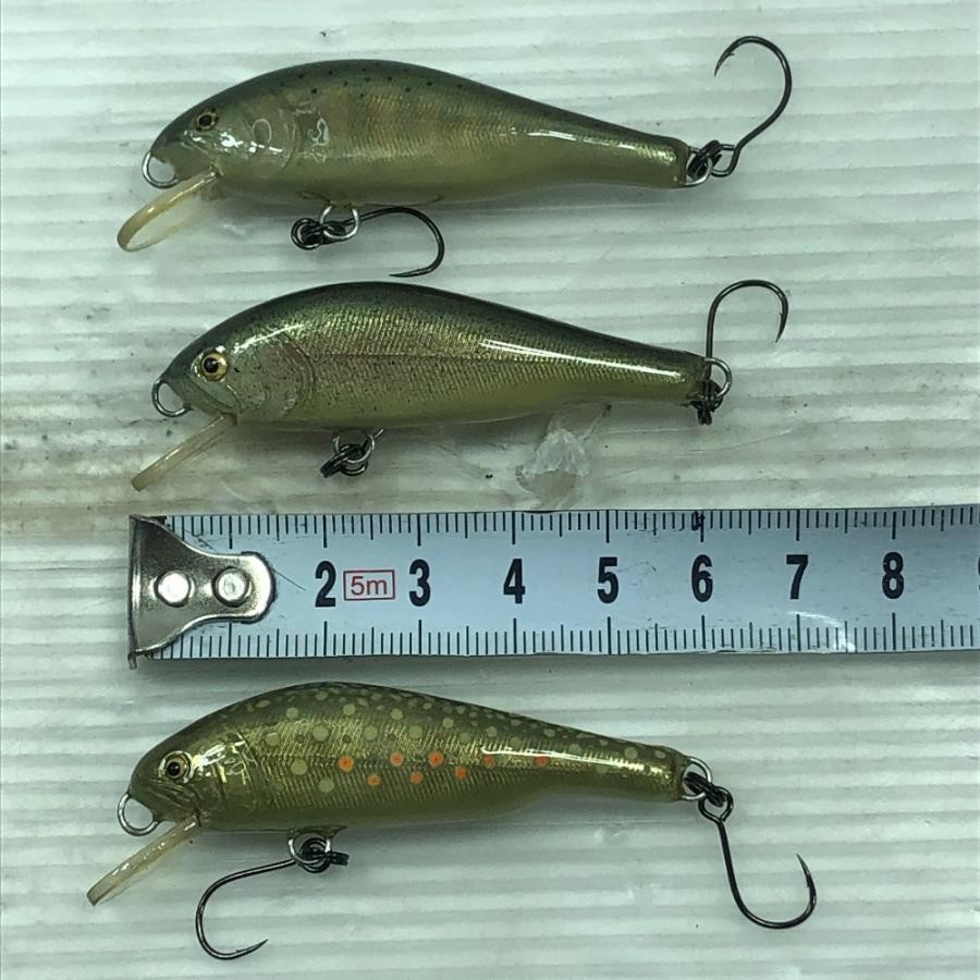 Yamanchu Minnow Handmade Lures Set of 3 B Grade, Fishing Tackle, Used - Image 9