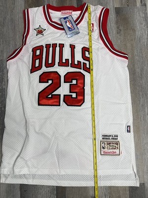 NEW MICHAEL JORDAN #23 Mitchell & Ness Authentic 2/8/1998 XL