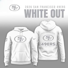 49ers White Out 2026 Hoodie
