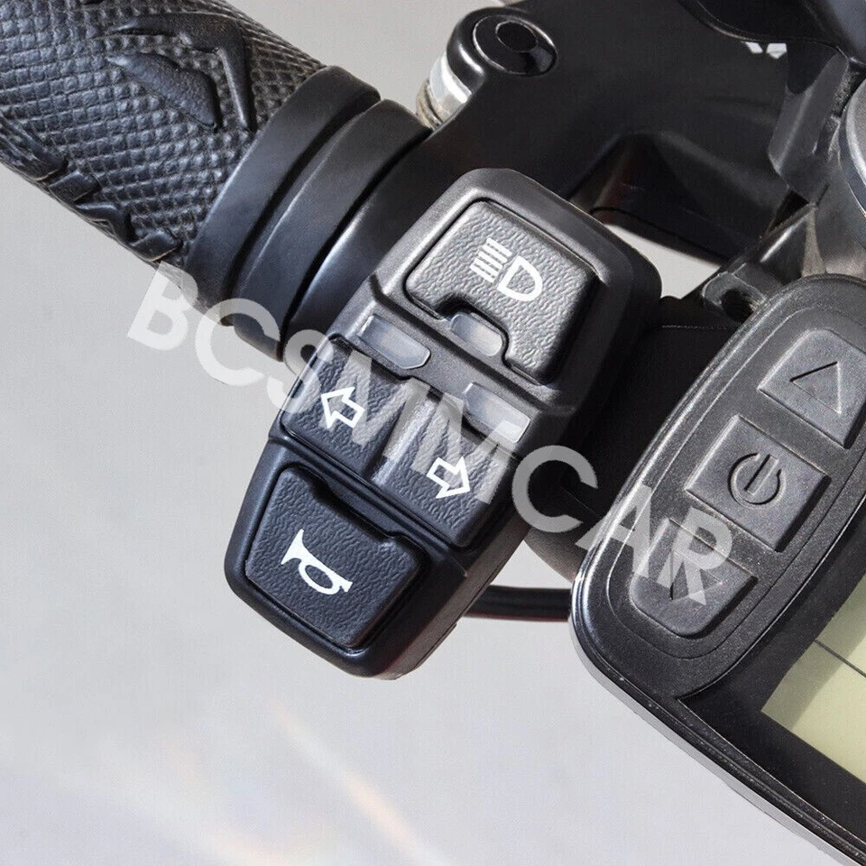 Interruptor de luz de encendido de señal de encendido de faros bocina impermeable para motocicleta scooter Foto 4 de 4