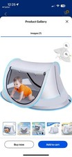Baby Beach Tent FINATE UPF 50  UV Protection Waterproof Pop Up Travel Tent Kid
