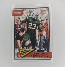 2018 Panini Classics - Rookies Chris Herndon IV #292 Blue Back /175 (RC)