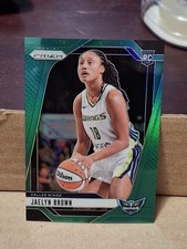 2024 JAELYN BROWN PANINI PRIZM GREEN WNBA CARD #31 DALLAS WINGS