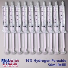 16 HP Teeth Whitener Tooth Whitening Bleach Gel 10 Syringe Professional Kit Lot