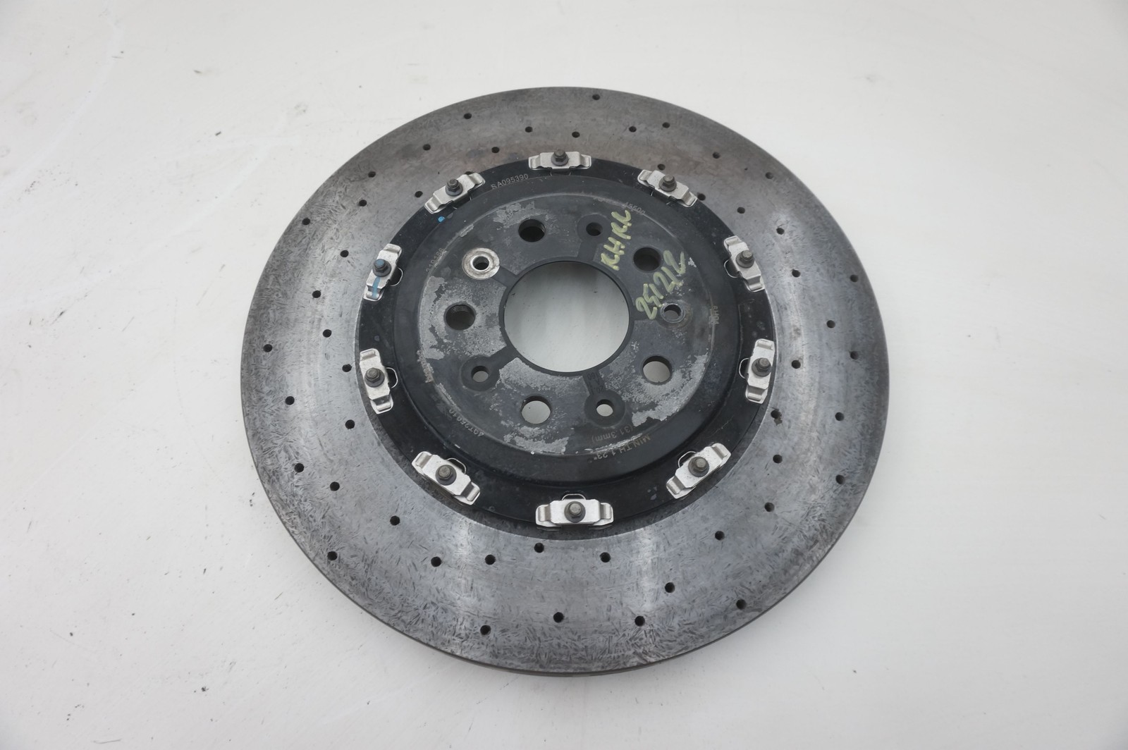 Rear Brake Disc Rotor Carbon Ceramic OEM 319166 Ferrari 488 Spider 2017