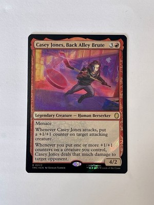 Casey Jones, Back Alley Brute (Surge Foil) Commander: Teenage Mutant Ninja...