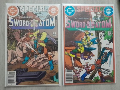1984-1985 DC Comics Sword of the Atom Special #1-2 Gil Kane and Jan Strnad