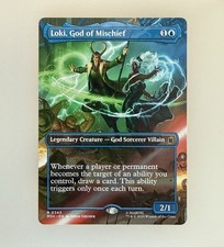 Loki, God of Mischief [Borderless] #343 Prices | Magic Marvel