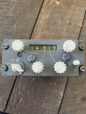 Collins 714L-3 HF Aircraft Radio Control Panel P/N 522-2487-038 Vintage Avionics