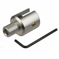 5/8X24 TPI Silver Barrel Muzzle Brake Adapter For Ruger 1022 10/22 Rifle