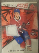 2021-22 Upper Deck SP Game Used - Authentic Rookies Jesse Ylonen #171 Red...