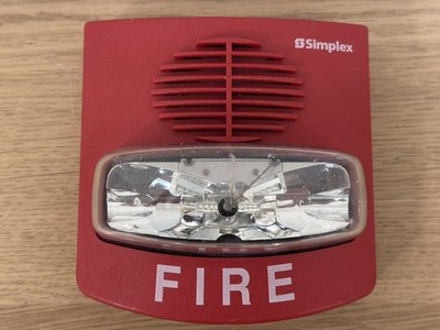 Simplex 4903-9418 Red Wall Mount Horn Strobe