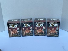 Lot of 4 FIRST EDITION 2021 Upper Deck AEW Wrestling Blaster Box Factory Sealed