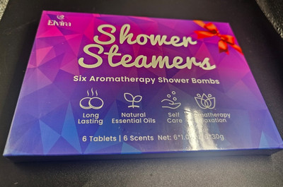 Elvira Shower Steamers Aromatherapy Shower Bombs Christmas Gifts Women 6CT 09/27