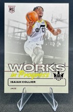 2024-25 Panini Court Kings Isaiah Collier  Works in Progress Ruby /149 #9 RC