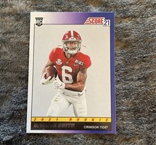Devonta Smith score Rookie Card. rookie card picture