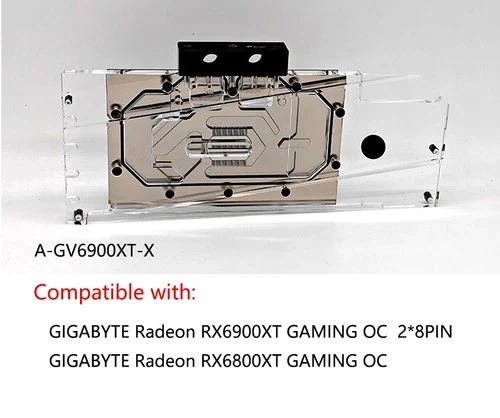 Granzon GPU Water Block Use For GIGABYTE Radeon RX6800XT/ RX6900XT GAMING OC